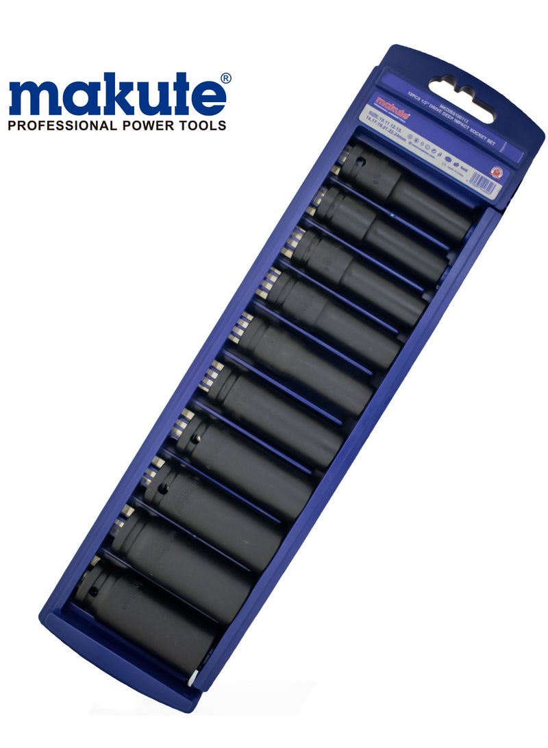 makute 10 Piece Long Torque Bit Set - 1/2" - Image 1