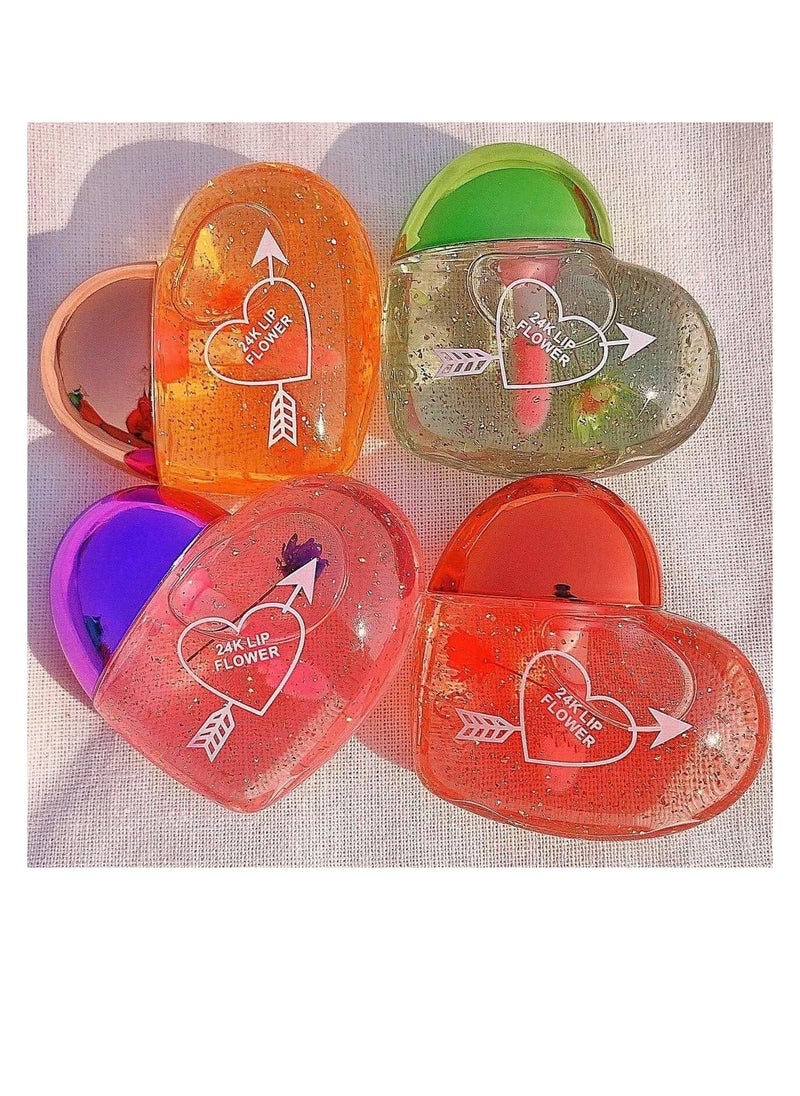HUDACRUSH - HUDACRUSH Beauty Heart Shaped Lip Gloss for Women and Girls  4 - Image 1