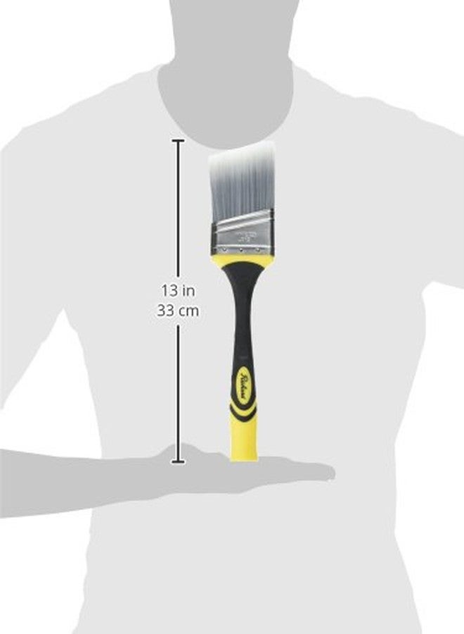 Richard 80833 Goose Neck Angular Paint Brush with Flexible Soft Grip Handle, 2-1/2" - Image 3