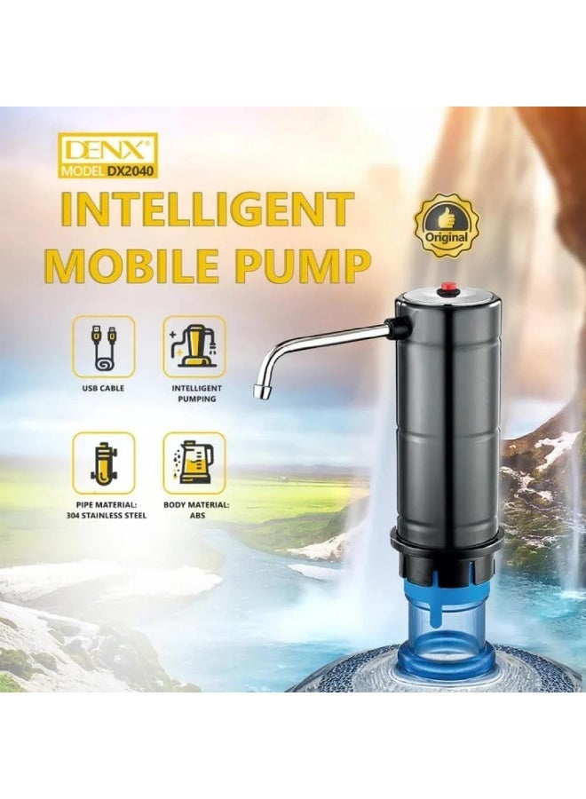Denx Intelligent Mobile Water Pump for Bottled Drinking Water USB Rechargeable - Image 4