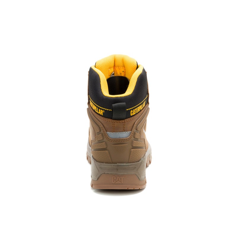 CATERPILLAR حذاء أمان CAT STRIVER XL 6" S7 بنعل فولاذي – جلد نوبوك، مقاوم للانزلاق والحرارة - Image 4