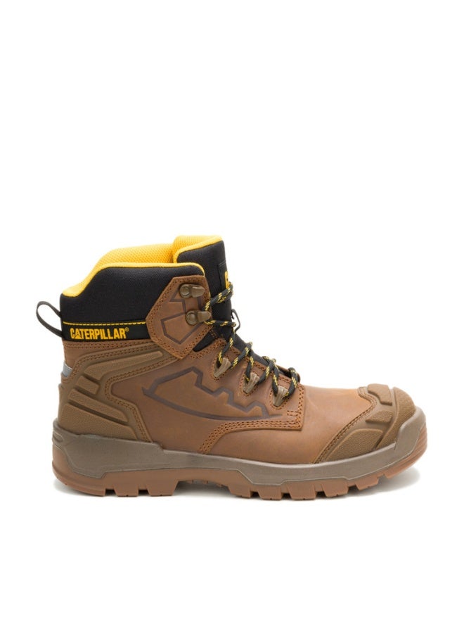 CATERPILLAR حذاء أمان CAT STRIVER XL 6" S7 بنعل فولاذي – جلد نوبوك، مقاوم للانزلاق والحرارة - Image 1