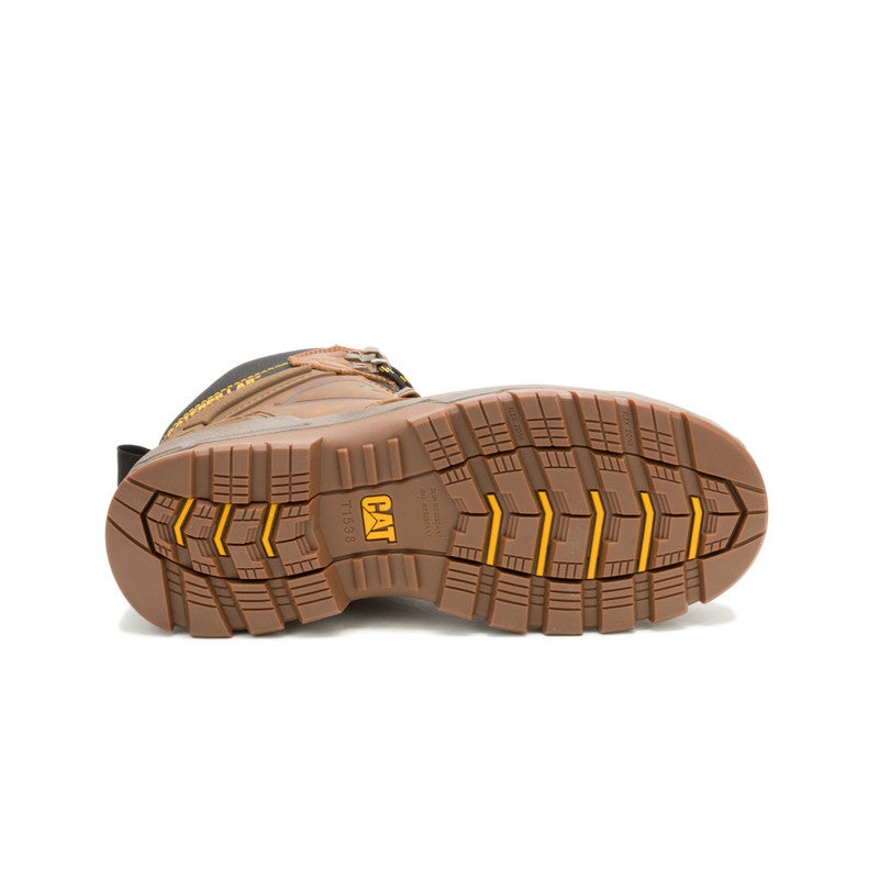 CATERPILLAR حذاء أمان CAT STRIVER XL 6" S7 بنعل فولاذي – جلد نوبوك، مقاوم للانزلاق والحرارة - Image 5