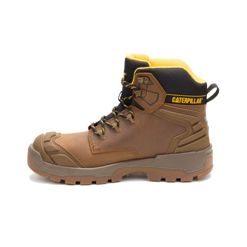 CATERPILLAR حذاء أمان CAT STRIVER XL 6" S7 بنعل فولاذي – جلد نوبوك، مقاوم للانزلاق والحرارة - Image 3
