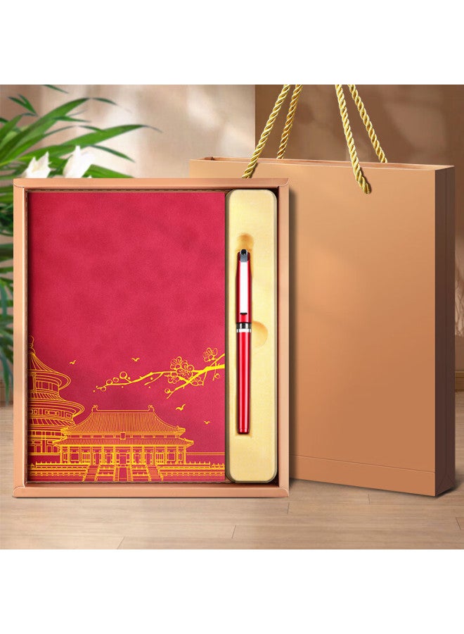 Longe Langjie Notebook Gift Box Set, National Trend Style Journal Gift Box, Forbidden City Cultural And Creative Notebook, High-quality Notebook Stationery, Gift For Teachers, Corporate Gifts, Customizable - Image 1