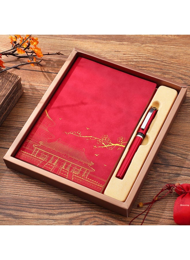 Longe Langjie Notebook Gift Box Set, National Trend Style Journal Gift Box, Forbidden City Cultural And Creative Notebook, High-quality Notebook Stationery, Gift For Teachers, Corporate Gifts, Customizable - Image 2