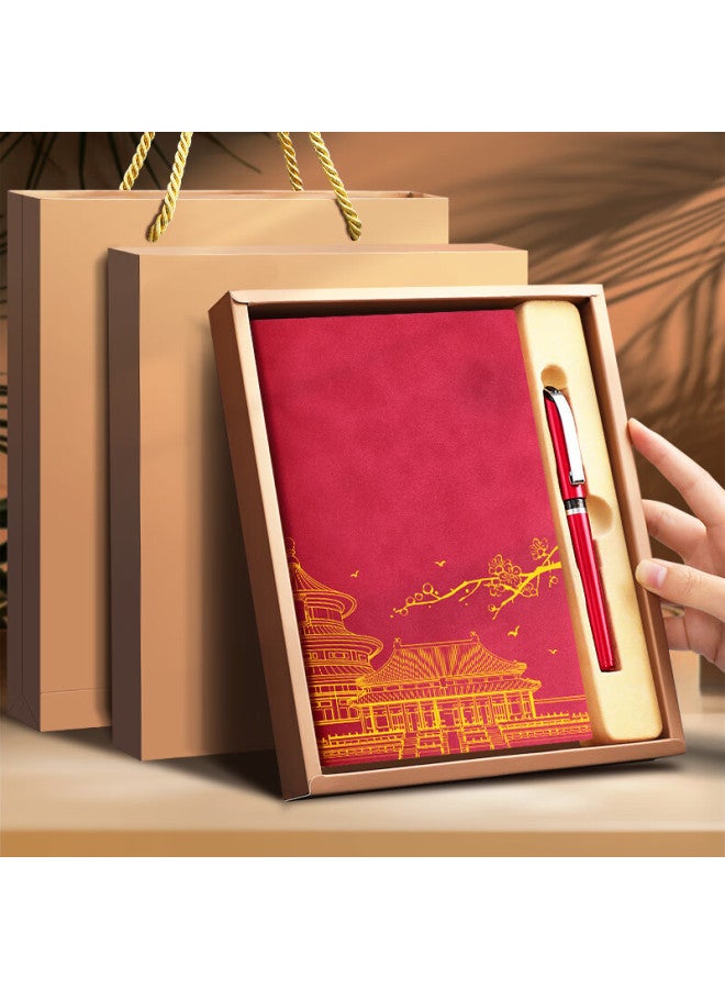 Longe Langjie Notebook Gift Box Set, National Trend Style Journal Gift Box, Forbidden City Cultural And Creative Notebook, High-quality Notebook Stationery, Gift For Teachers, Corporate Gifts, Customizable - Image 3