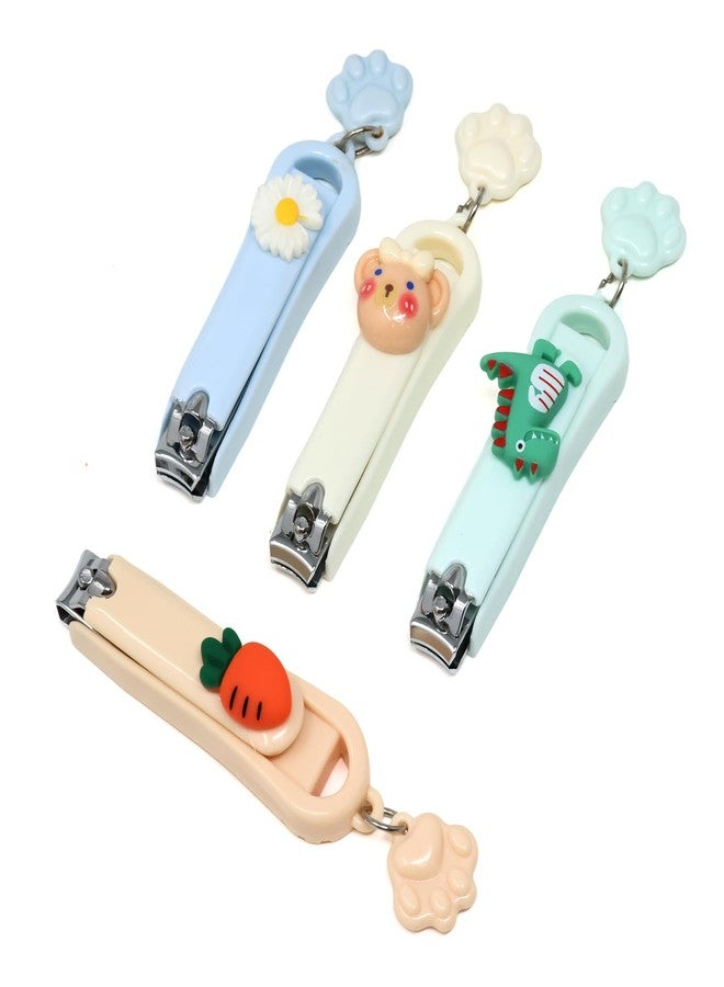 yueton 4 PCS Cute Claw Nail Clippers Sturdy Clipper Cutters Party Bag Gift Fillers Favors Prizes for Girls Boys - Image 1