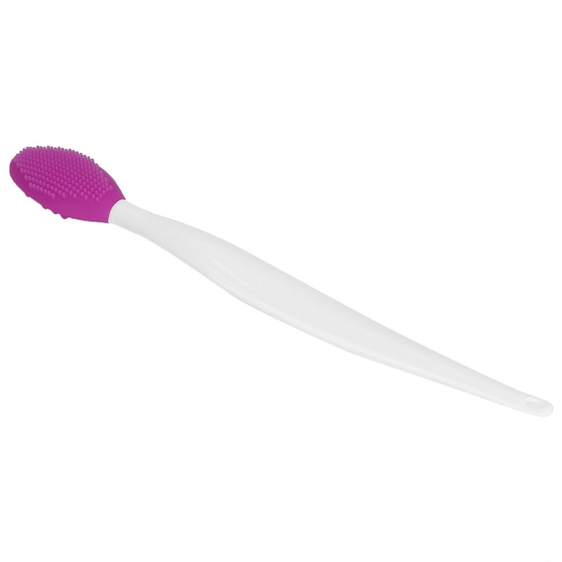 Soft Silicone Nose Cleansing Brush Deep Cleaning Double Sided Exfoliating Lip BrushGreen - Image 2