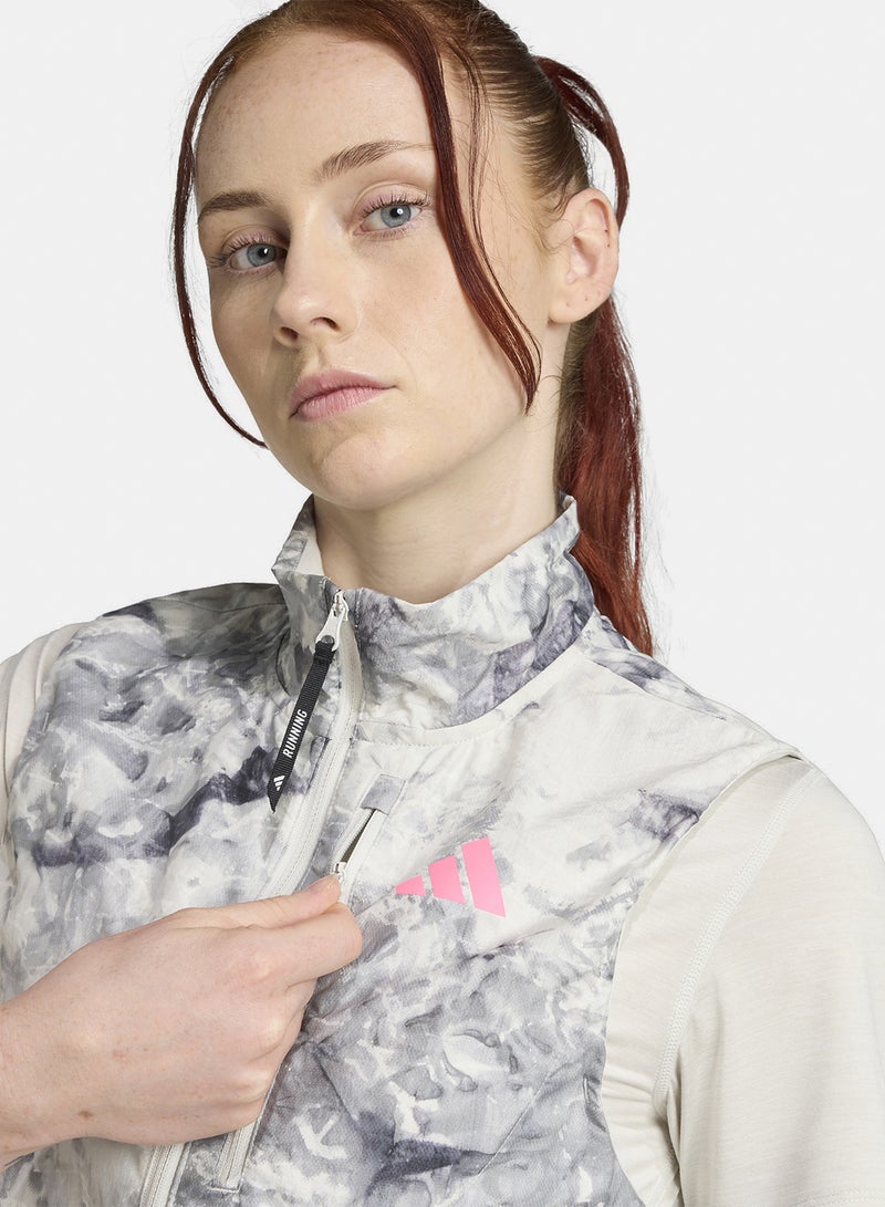 Adidas Own The Run Spray Dye Vest - Image 4