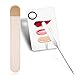 Penugo Picasso Makeup Spatula and Palette Set, Korean Makeup Spatula with Leather Cover, Stainless Steel Palette with Scraper Tool for Cosmetic Pigment Blendingï¼ˆSSï¼‰ - Image 2