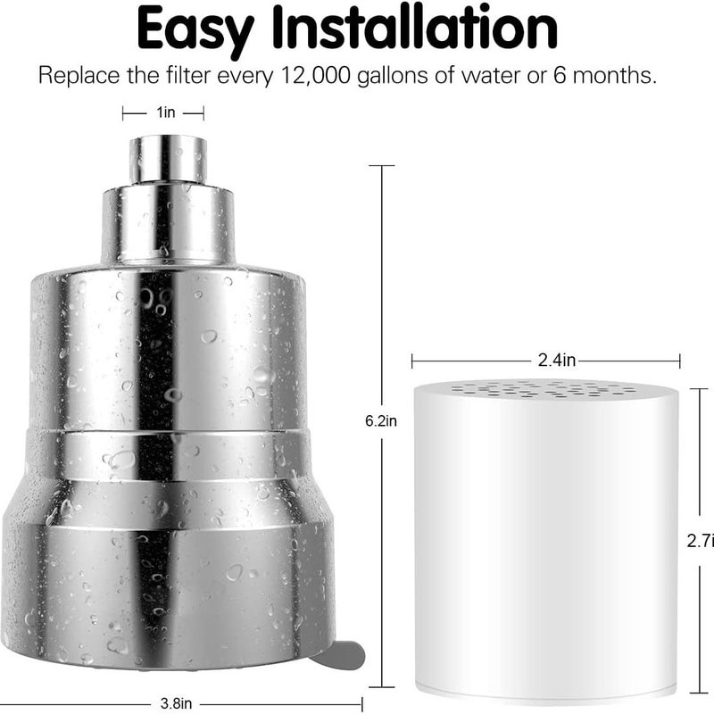 Water purifier multi-layer filter household tap water bath shower integrated shower filter - Image 4