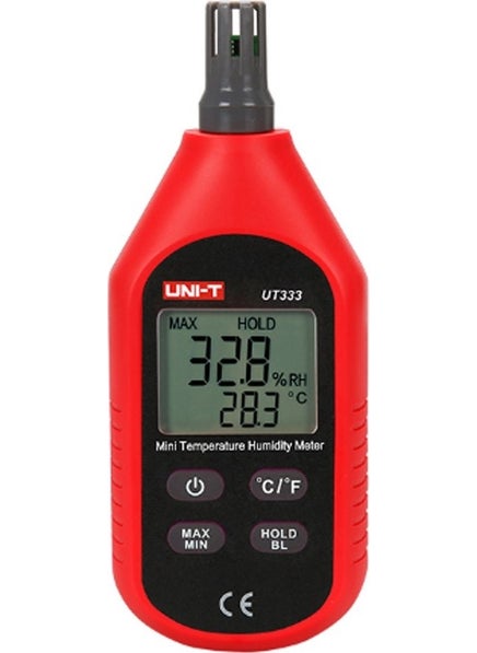 UniT UT333 LCD Mini Digital Air Temperature and Humidity Meter  - Image 1