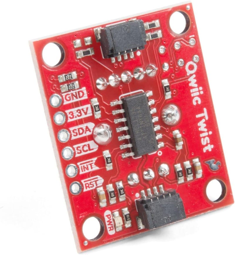 Spark Fun Qwiic Twist - RGB Rotary Encoder Breakout-Small easy to use breakout Qwiic system for no soldering connection 6mm shaft for knob of choice Red Green Blue LEDs mix for 16 million color options - Image 2
