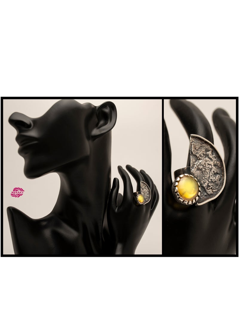 MERAKY Moonland silver ring 950  - Image 1