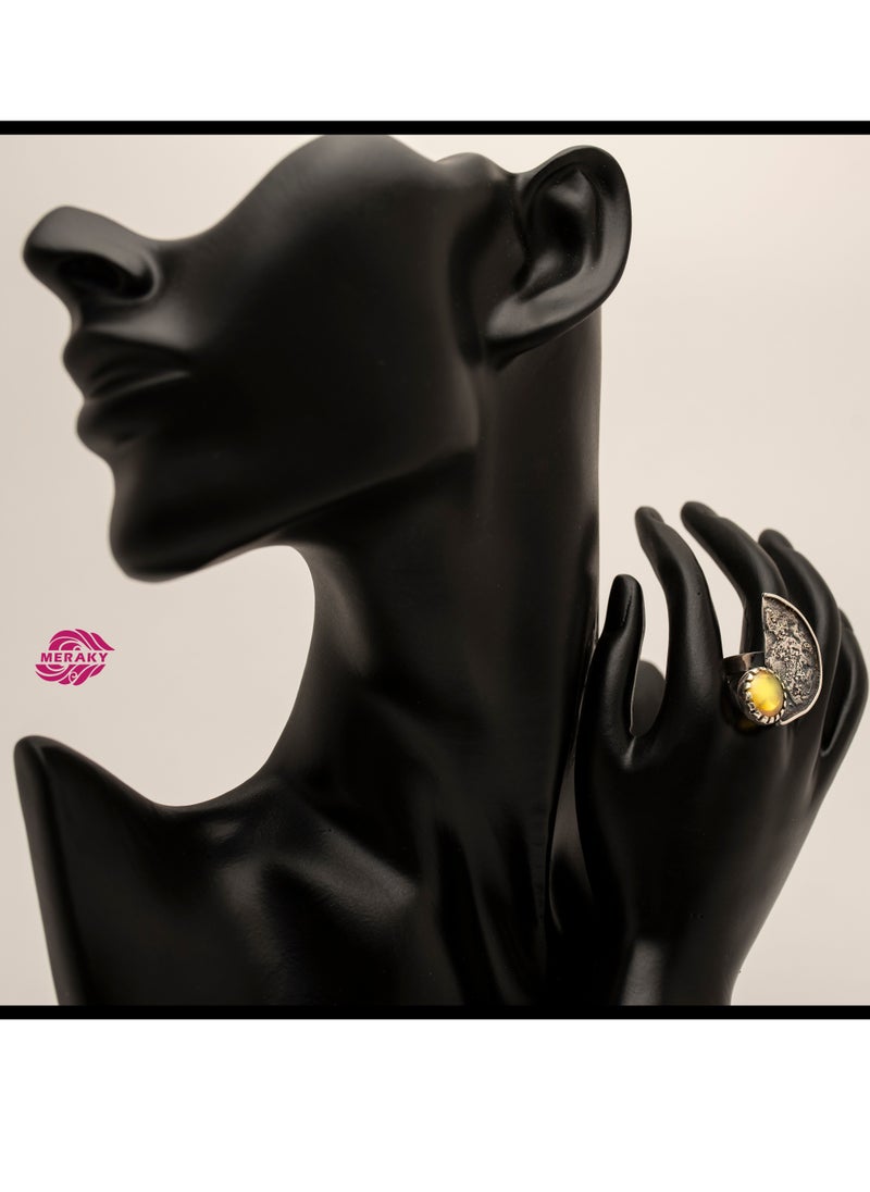 MERAKY Moonland silver ring 950  - Image 3