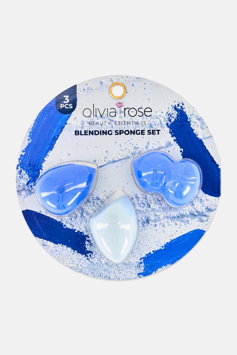 Olivia Rose 3 Pieces Blending Sponge Set, Multicolor - Image 1