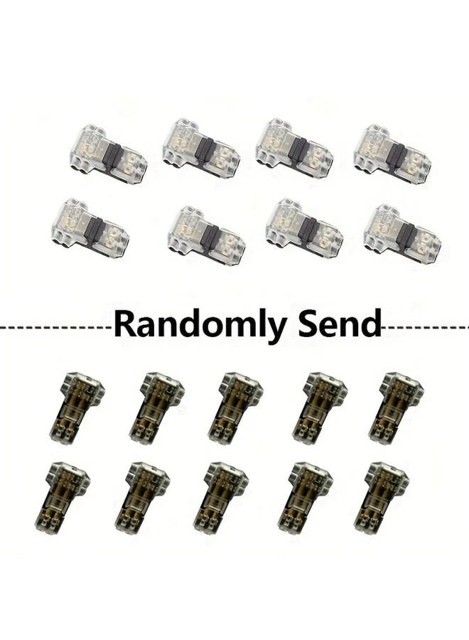 10 قطع موصلات تقسيم سريعة 3 اتجاه 2 دبوس 14-20 AWG بدون لحام أو تجريد - Image 4