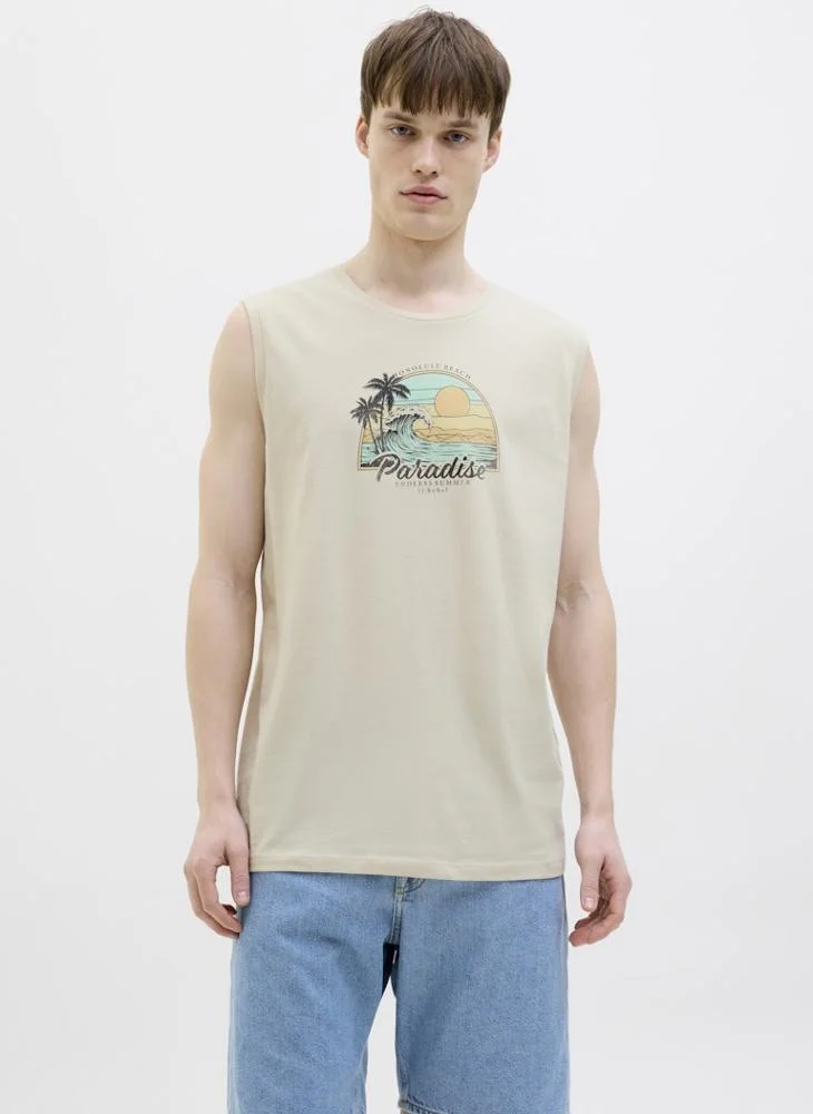 JJ Rebel Crew Neck Sleeveless T-Shirt