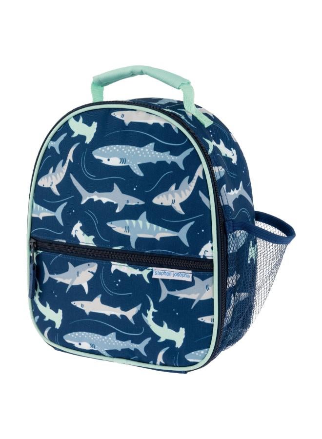 ستيفن جوزيف حقيبة غداء مطبوعة بطبعة سمكة قرش - Image 1