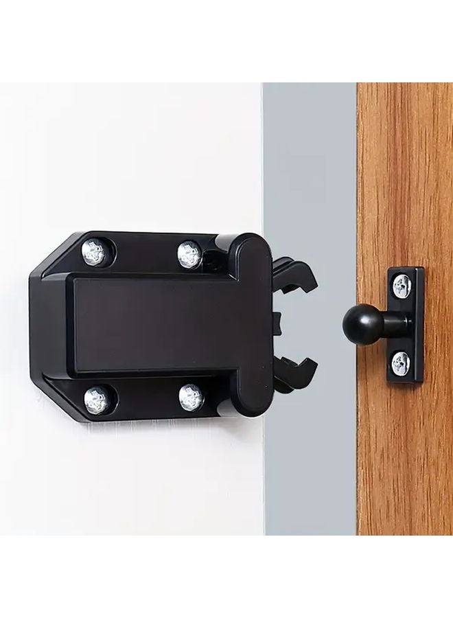 8 Pack Push to Open Cabinet Catches Strong Resilience Beetle Black 55mmx42mm - Image 5