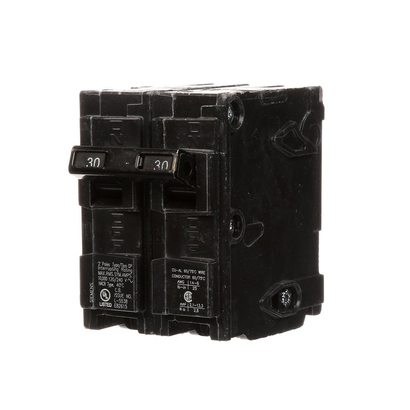 SIEMENS Q230 30Amp Double Pole Type QP Circuit Breaker