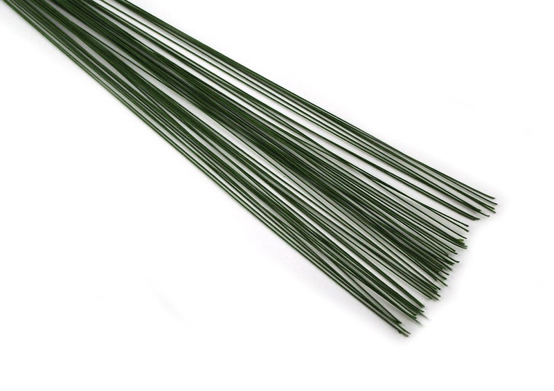 PME Sugarcraft Floral Wires Green 26 Gauge, 36 cm, Pack of 50 - Image 1