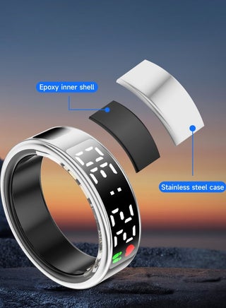 Smart Ring Health Tracker, Anillo Inteligente para Hombre, Health Rings for Women  Men, Long Lasting Batteries Sleep Ring, Waterproof Fitness Tracker - pzsku/Z55E117D5AEB48C09DAD7Z/45/1746838594/fb0b7bf2-1fcb-4448-af49-04601913fffc
