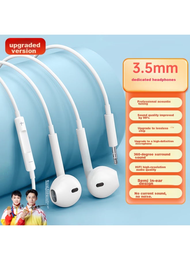 Witgoer Wired Earphones For Apple, Huawei, Vivo, Xiaomi, Oppo, Redmi, Honor, Android Phones, 3.5mm Round Jack, For Android Phones, Computers, Gaming, Karaoke - Image 1