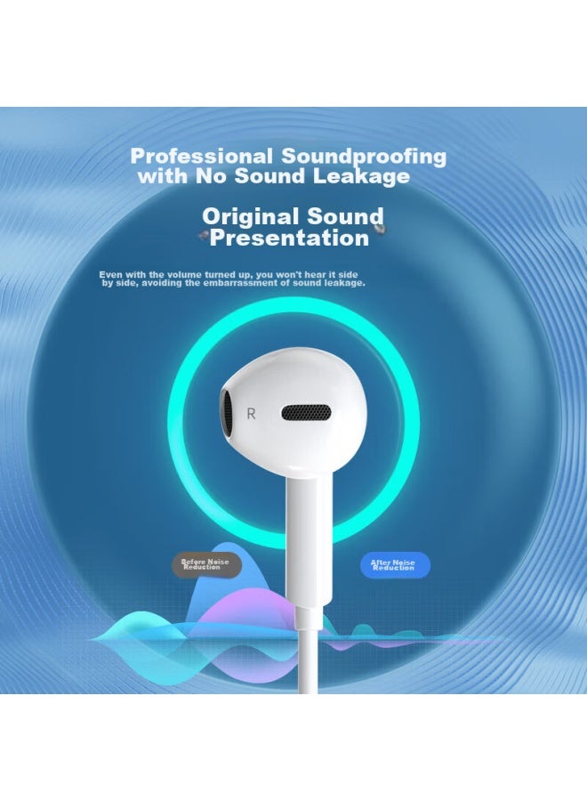 Witgoer Wired Earphones For Apple, Huawei, Vivo, Xiaomi, Oppo, Redmi, Honor, Android Phones, 3.5mm Round Jack, For Android Phones, Computers, Gaming, Karaoke - Image 5