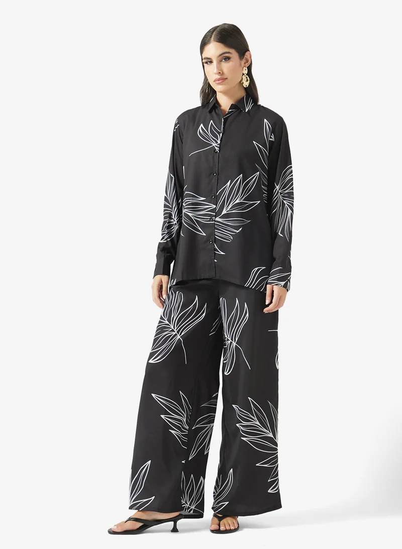 Fyor Floral Print Shirt Co-Ord Set