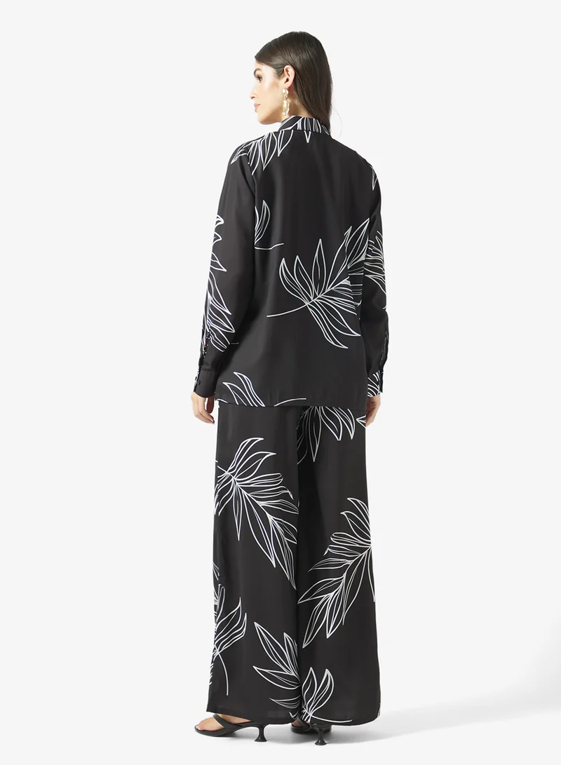 Fyor Floral Print Shirt Co-Ord Set