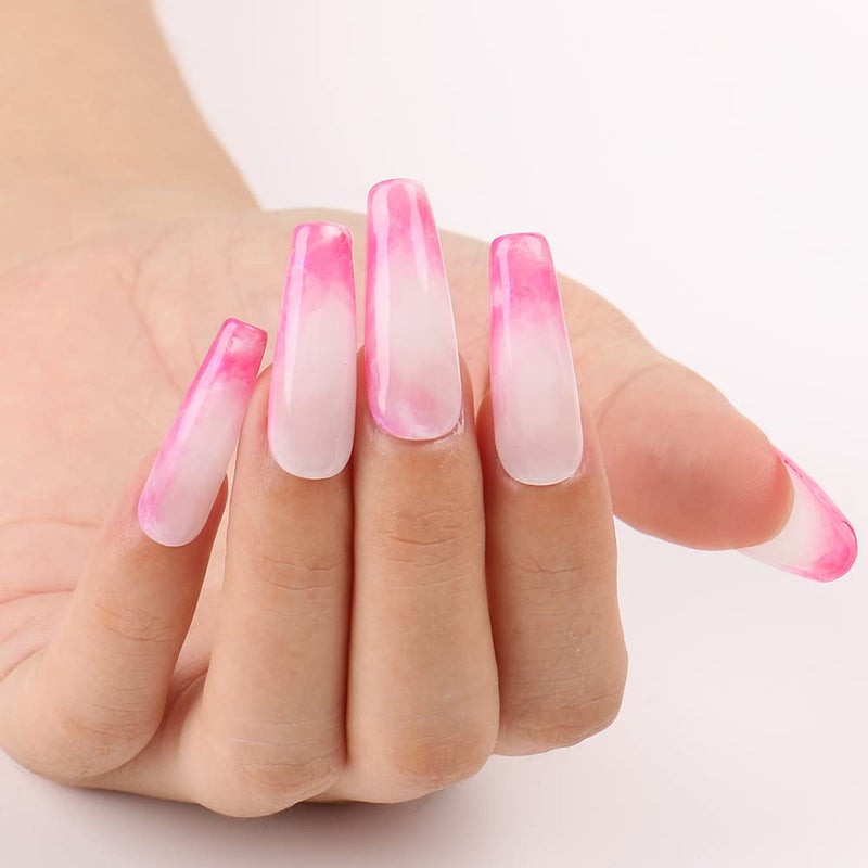 AIMEILI Soak Off U V LED Hot Pink Gel Nail Polish, Hema Free, Cruelty Free, Vegan Nail Art - Tutti Fruiti (002) 10ml - Image 5