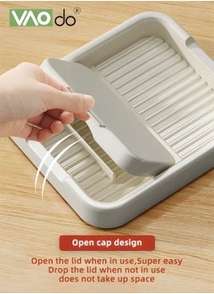 VAOdo 2 Pieces Kitchen Utensil RestHeat-Resistant Countertop Cooking Tools Holder for Pot Lid SpoonsTongs  - Image 5