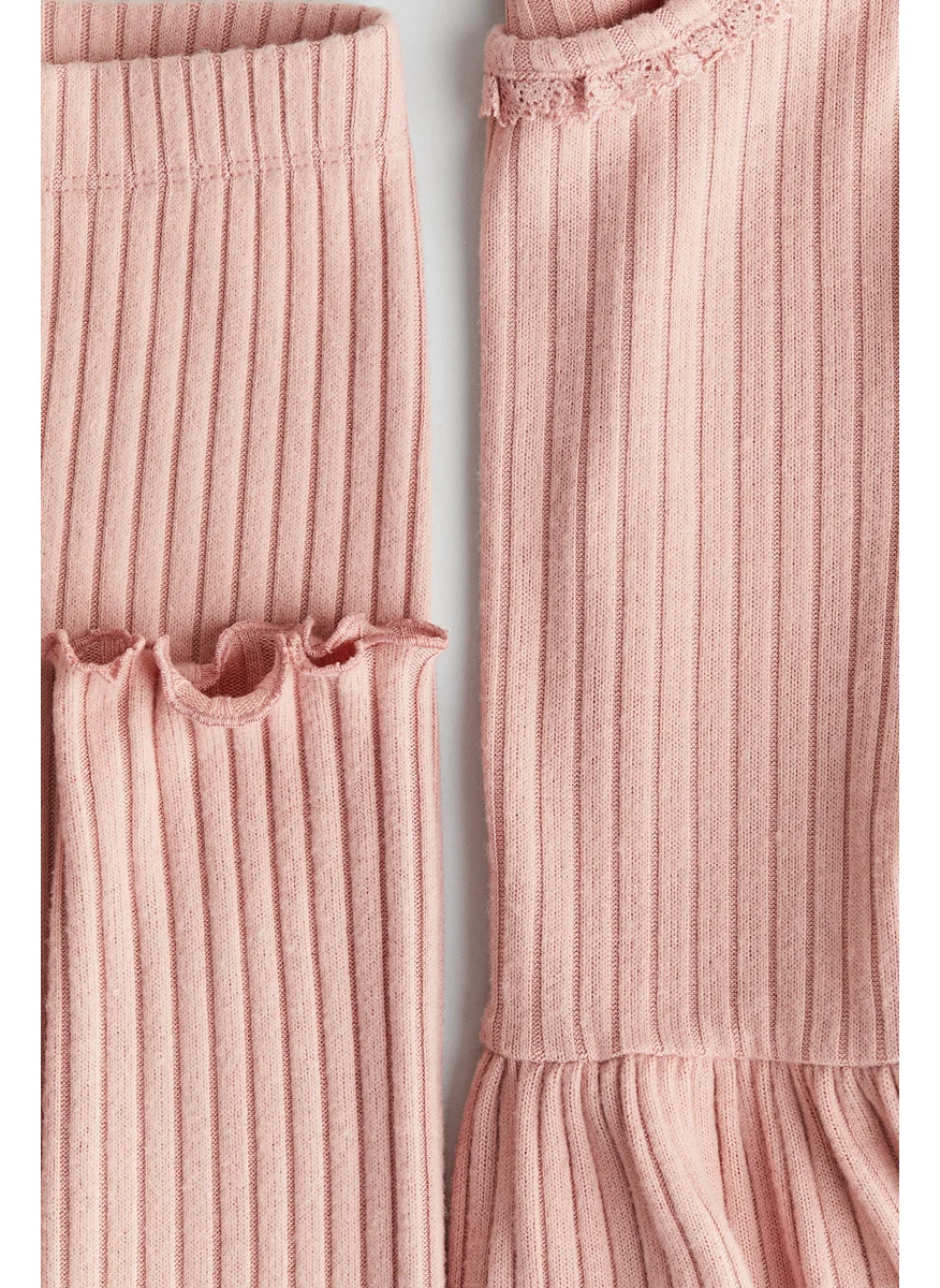 اتش اند ام 2-Piece Rib-Knit Set