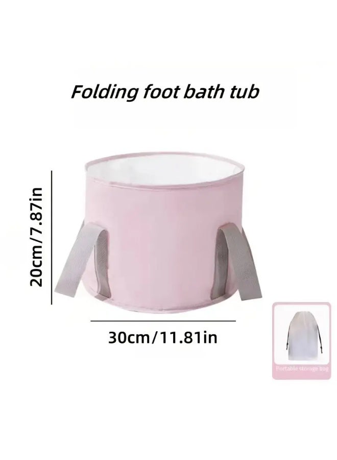 حوض نقع القدم القابل للطي عالي الجودة – مصنوع من قماش أكسفورد سميك مع عزل حراري طويل الأمد للاستخدام في المنزل أو السفر أو الهواء الطلق - Image 5