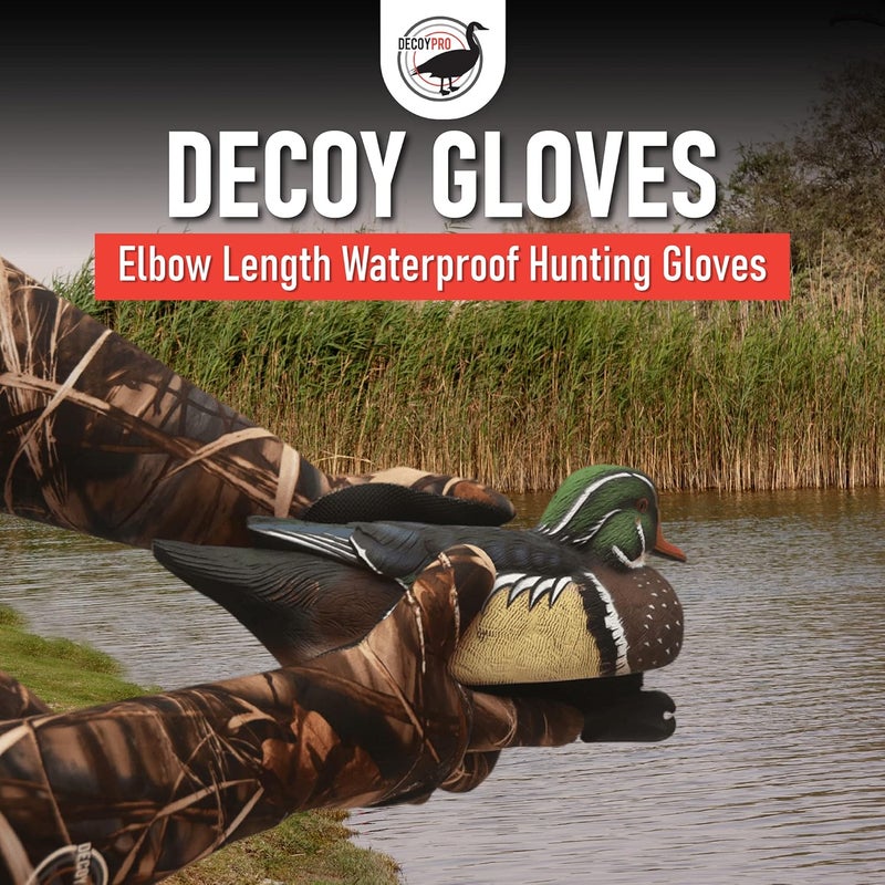 DecoyPro Insulated Camouflage Decoy Gloves — Waterproof/Cold Weather - Image 2