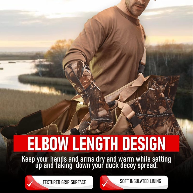 DecoyPro Insulated Camouflage Decoy Gloves — Waterproof/Cold Weather - Image 5
