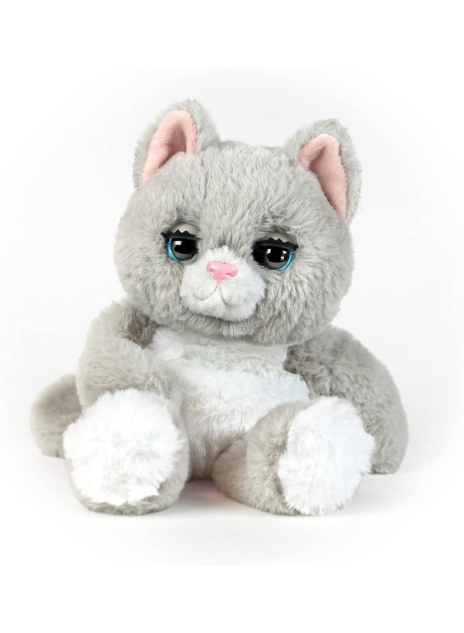 My Fuzzy Friends MY FUZZY FRIENDS Winks Sleepy Kitty, Grey - Image 4