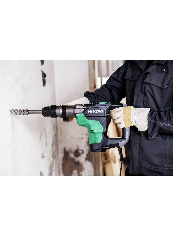 Hikoki DH40MCE6Z Rotary Hammer Drill, 40mm SDS-Max, 1100W, 7.1kg – 2-Mode Heavy Duty Demolition & Drilling Power Tool for Concrete and Masonry - Image 4
