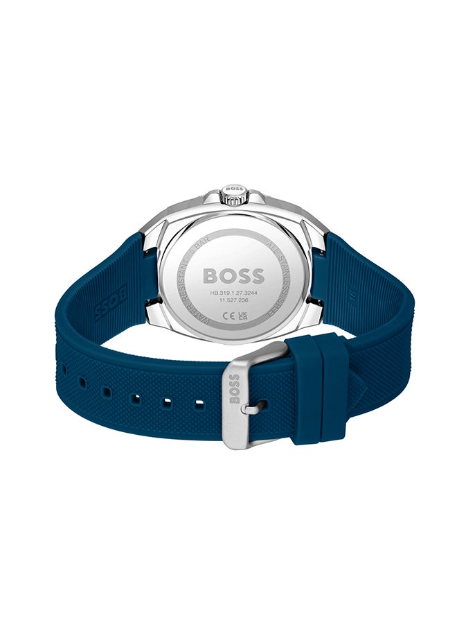 HUGO BOSS - Men's Analog Tonneau Shape Silicone Wrist Watch 1514139 - 41 Mm - Image 1