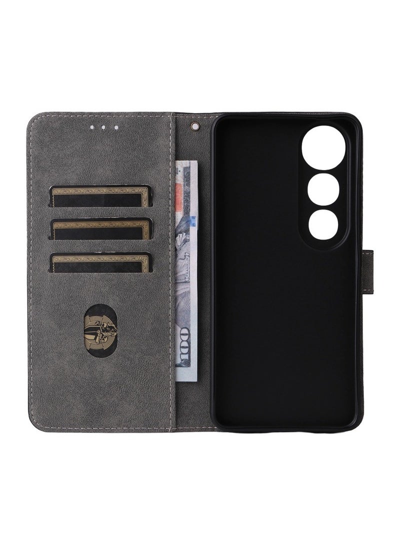 general VIVO V50 Lite Case, Leather Phone Holder Stand Protective Case for VIVO V50 Lite, Drop-proof design - Image 3