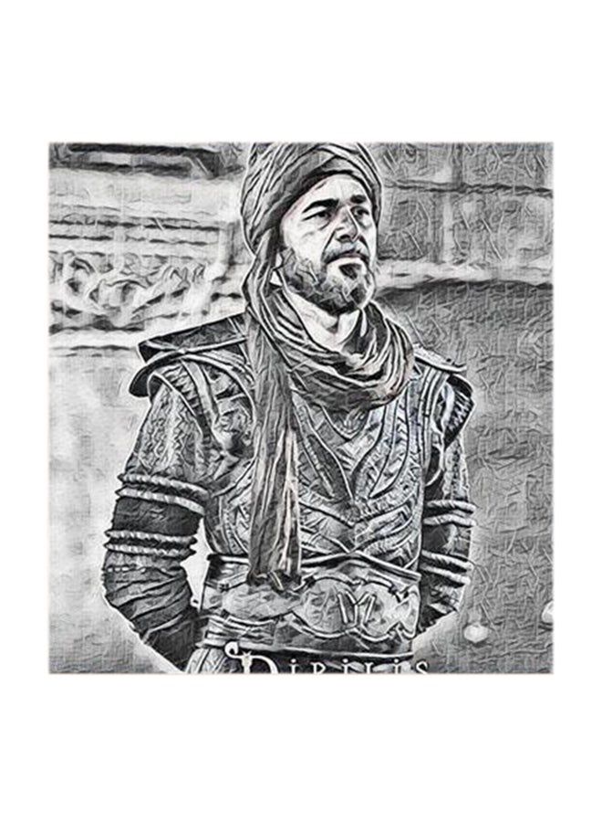 RYN Ertugrul MDF Wall Art Multicolour 30x30centimeter - Image 2