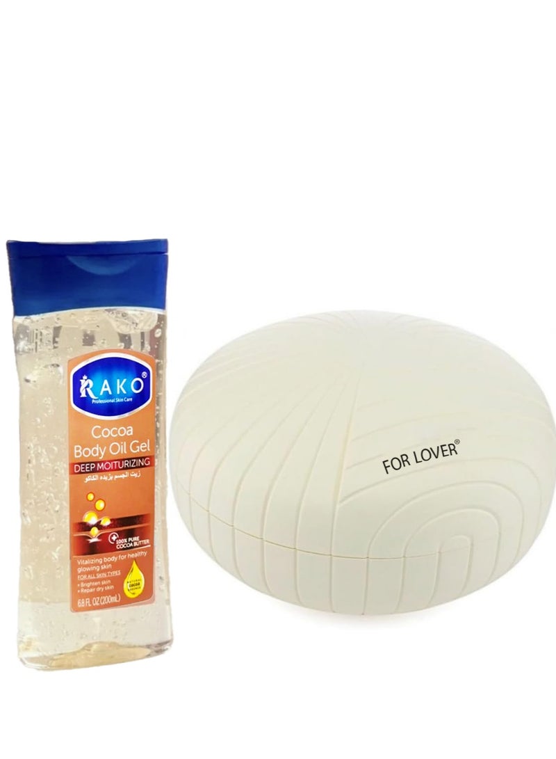 FOR LOVER Dusting Powder for the Body + Body Oil - Image 1