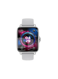 cardoo Cardoo Smart Watch – Smart Watch for Men and Women – Large 1.9-Inch LCD Display with Heart Rate Monitoring, Bluetooth Call – Sports Modes – Supports Wireless Charging – Silver  - Image 1