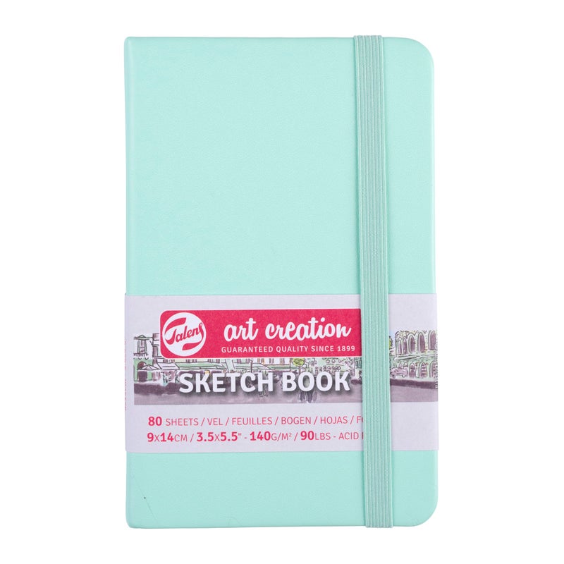 Talens Art Creation Tarens T9314031M 452116 Art Creations Sketchbook Drawing Notebook 35 x 55 inches 9 x 14 cm Fresh Mint