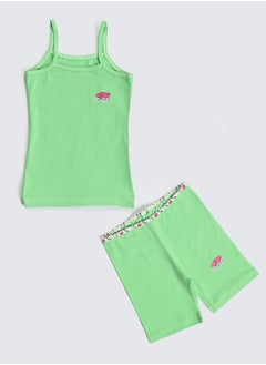 COTTONIL Pack of 2 Strap Top And Long Short Underwear Set For Girls  - Image 5