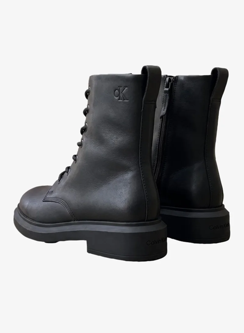 Calvin Klein  Leather Lace-Up Ankle Boots for Women | Best Price UAE