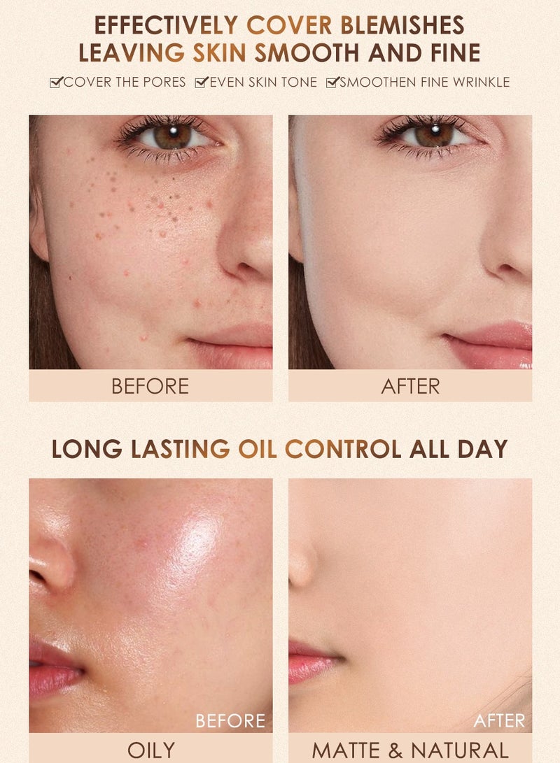 فوكالور كريم أساس كوفر ماكس طويل الأمد - رقم 1 عسلي - Image 3