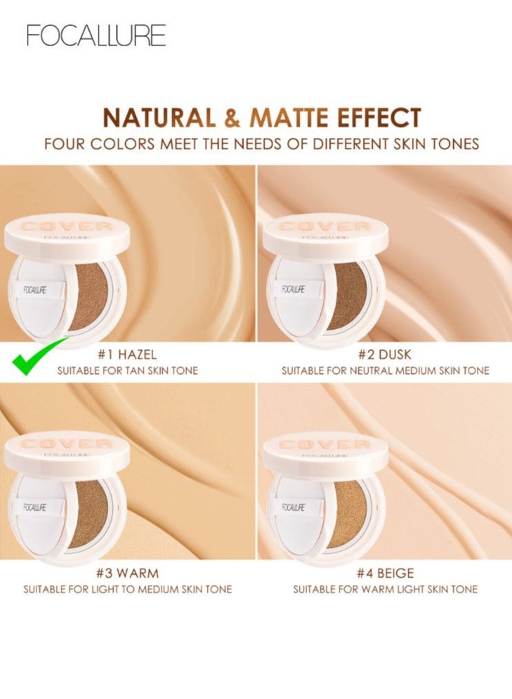 فوكالور كريم أساس كوفر ماكس طويل الأمد - رقم 1 عسلي - Image 4